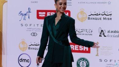 إطلالات اليوم الرابع من مهرجان القاهرة السينمائي موقعة باللون الأخضر