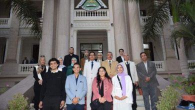 رئيس جامعة بنها يستقبل الفائزين في مسابقة الطالب المثالى