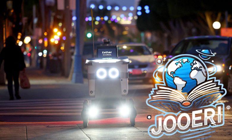A Serve Robotics autonomous delivery robot