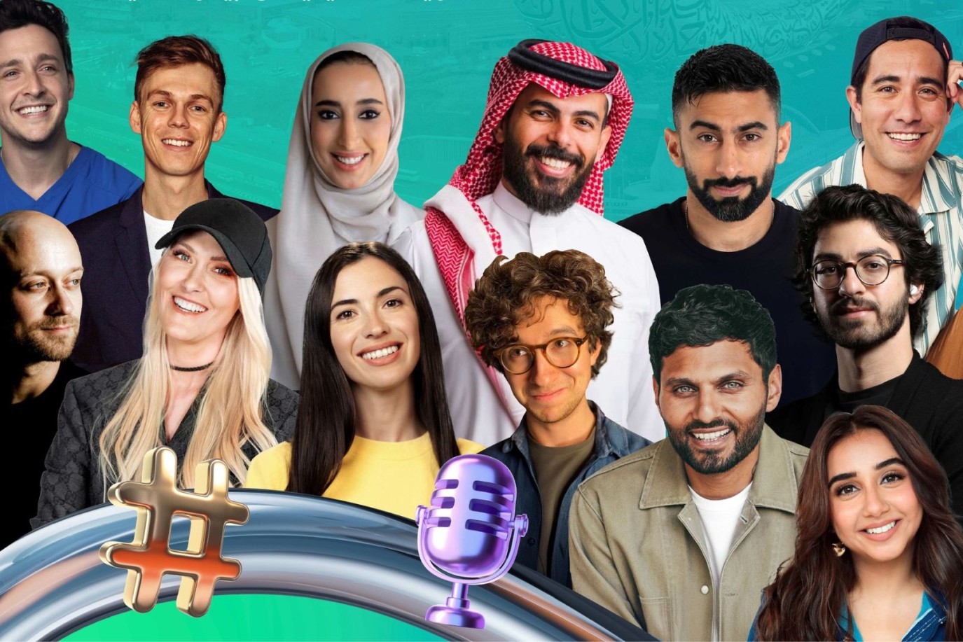 تعرفوا إلى قصص أبرز صناع المحتوى المشاركين في قمة المليار متابع في دبي