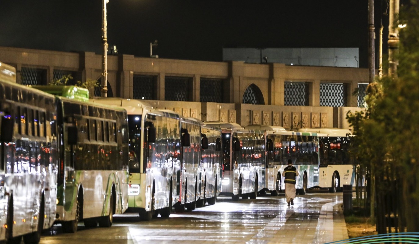 مسار لحافلات المدينة من محطة قطار الحرمين إلى المسجد النبوي