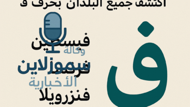 لغز بلاد بحرف الفاء..اكتشف جميع البلدان بحرف ف